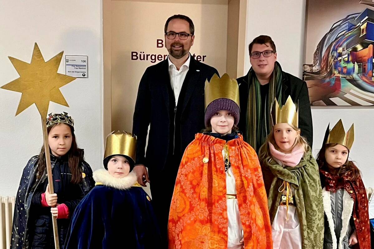 Sternsinger im Rathaus